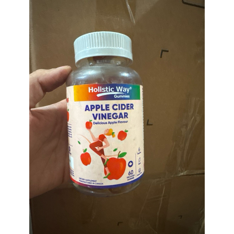 

HOLISTIC WAY Apple Cider Vinegar Gummy Delicious Apple Flavour -60s HALAL ORIGINAL