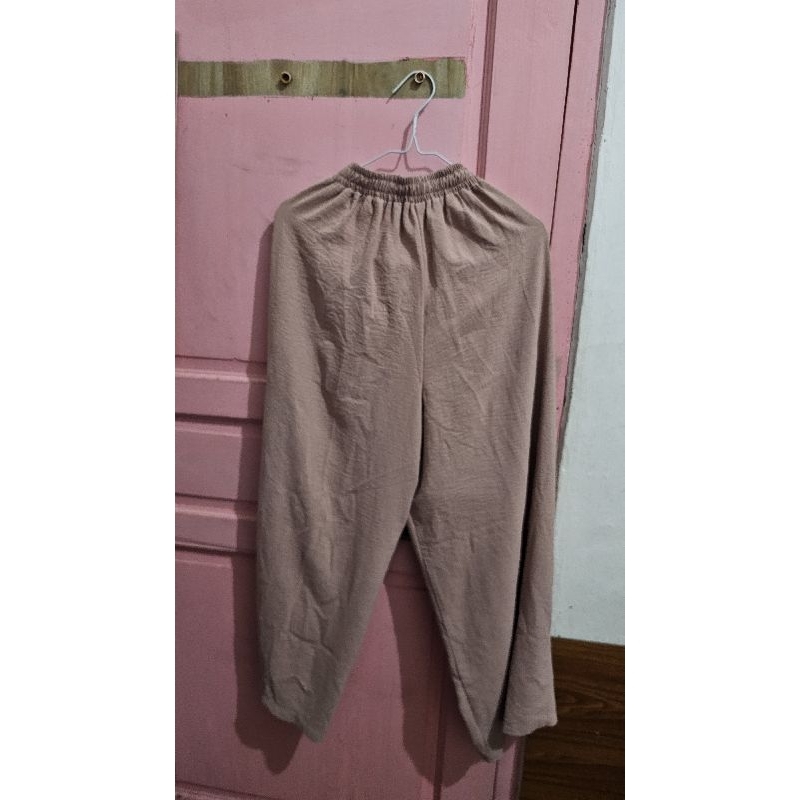 Nyonya Nursing Wear Woman Pants : Pink (All Size)
