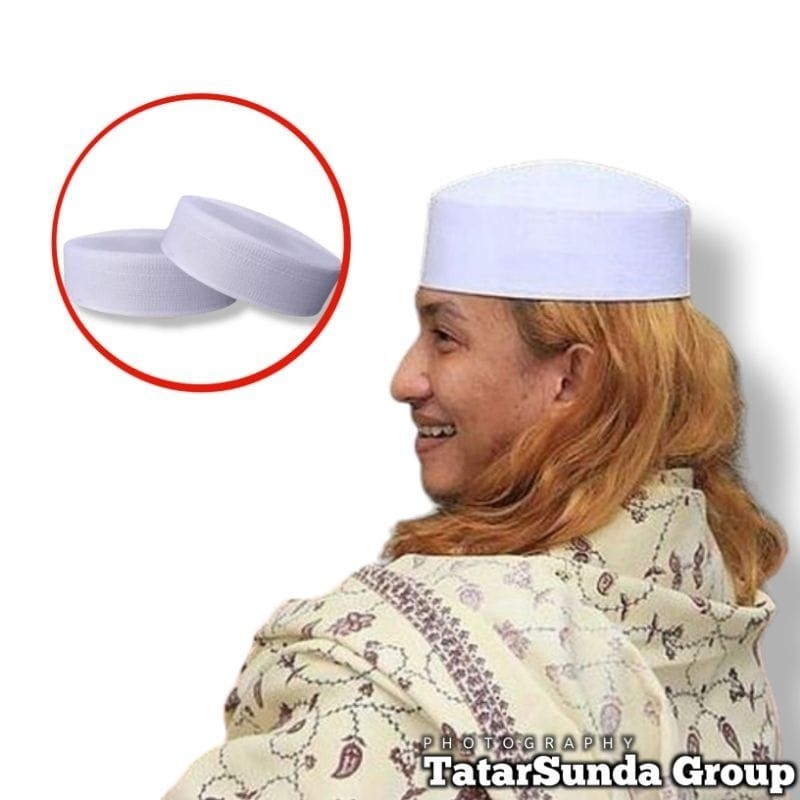 peci haji songkok haji putih berkualitas good bisa COD