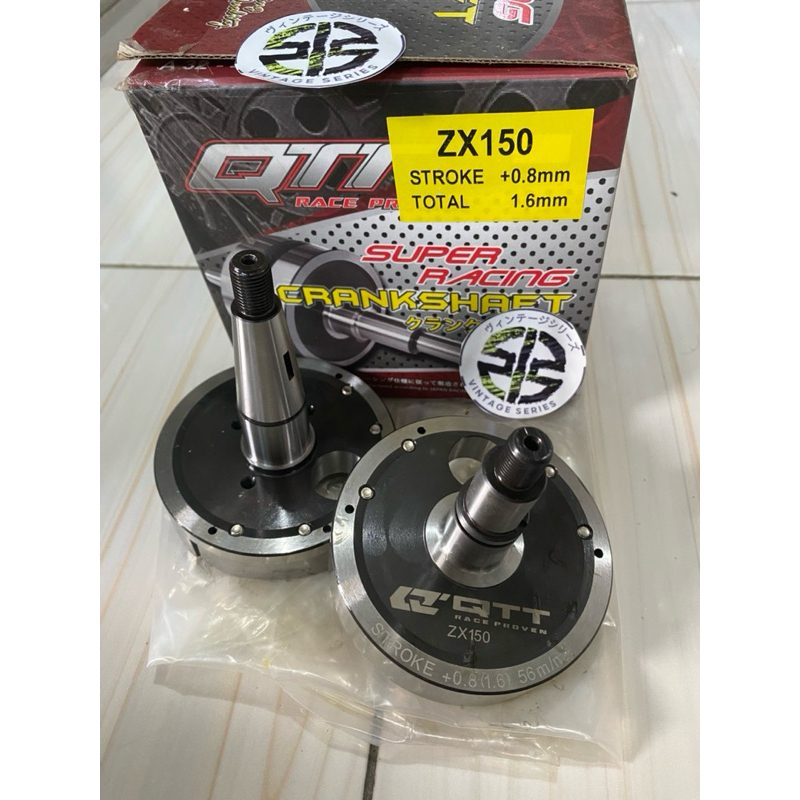 CRANKSHAFT NINJA R RR ZX QTT KRUK AS QTT NINJA 2T QTT RACING STROKE 0,8mm TOTAL 1,6mm