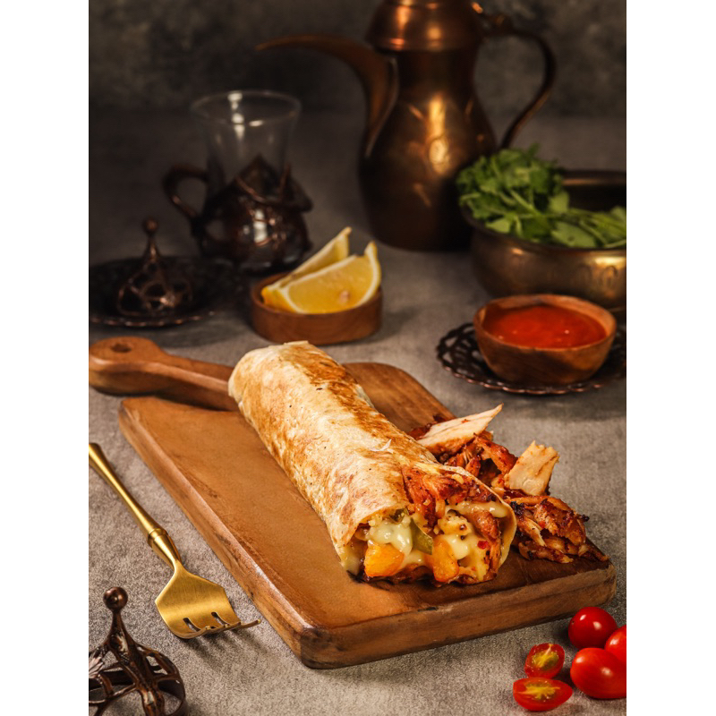 

Shawarmasultan kebab frozen Isi daging ayam sedang (22cm)