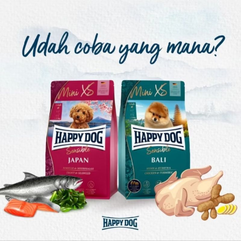 Happy Dog Mini XS sensible Bali Japan FRESHPACK 1,3 kg