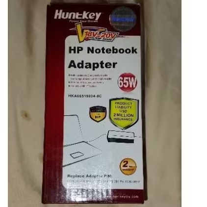 adaptor Huntkey for HP laptop notebook Resmi baru ori