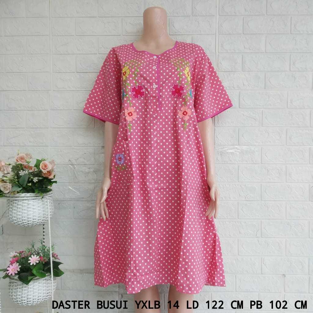 Daster Katun Bordir YUNYUN size XL (YXLB)