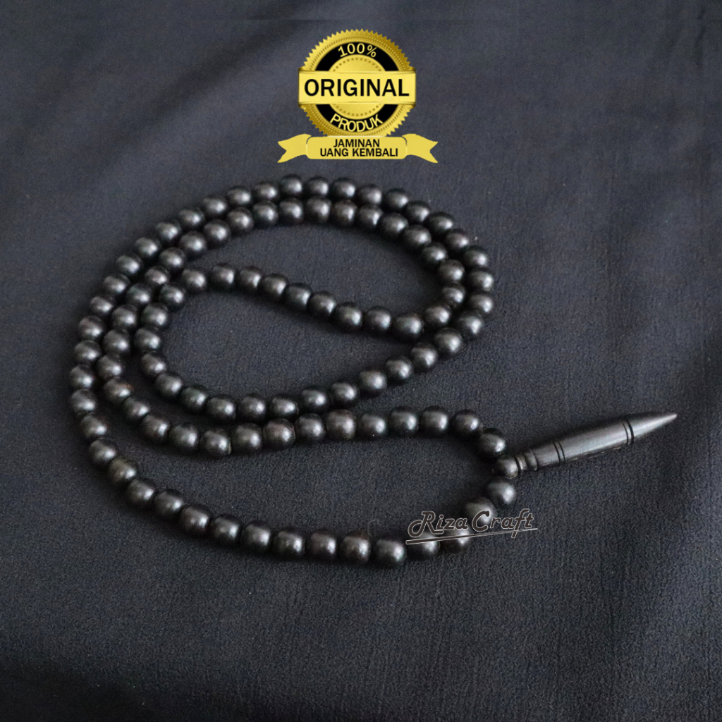Kalung Peluru Kayu Etnik Galih Kelor Hitam ASLI kualitas Super Pria Keren Berkualitas Terbaik Lionti