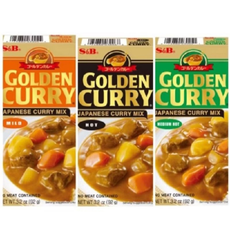 

saus-kari jepang-golden curry-S&B-golden curry-japanese-92gr