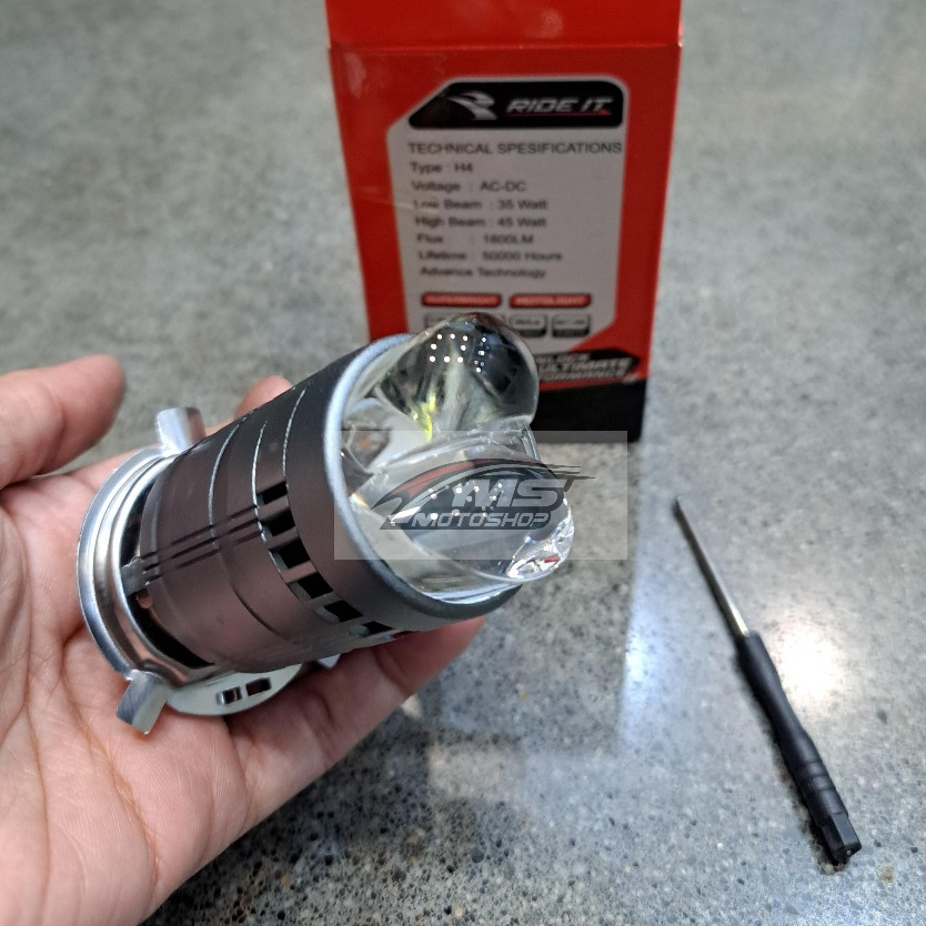 DOP LED RIDE IT H4 LASER FOCUS LIGHT 35WATT - 45WATT ACDC