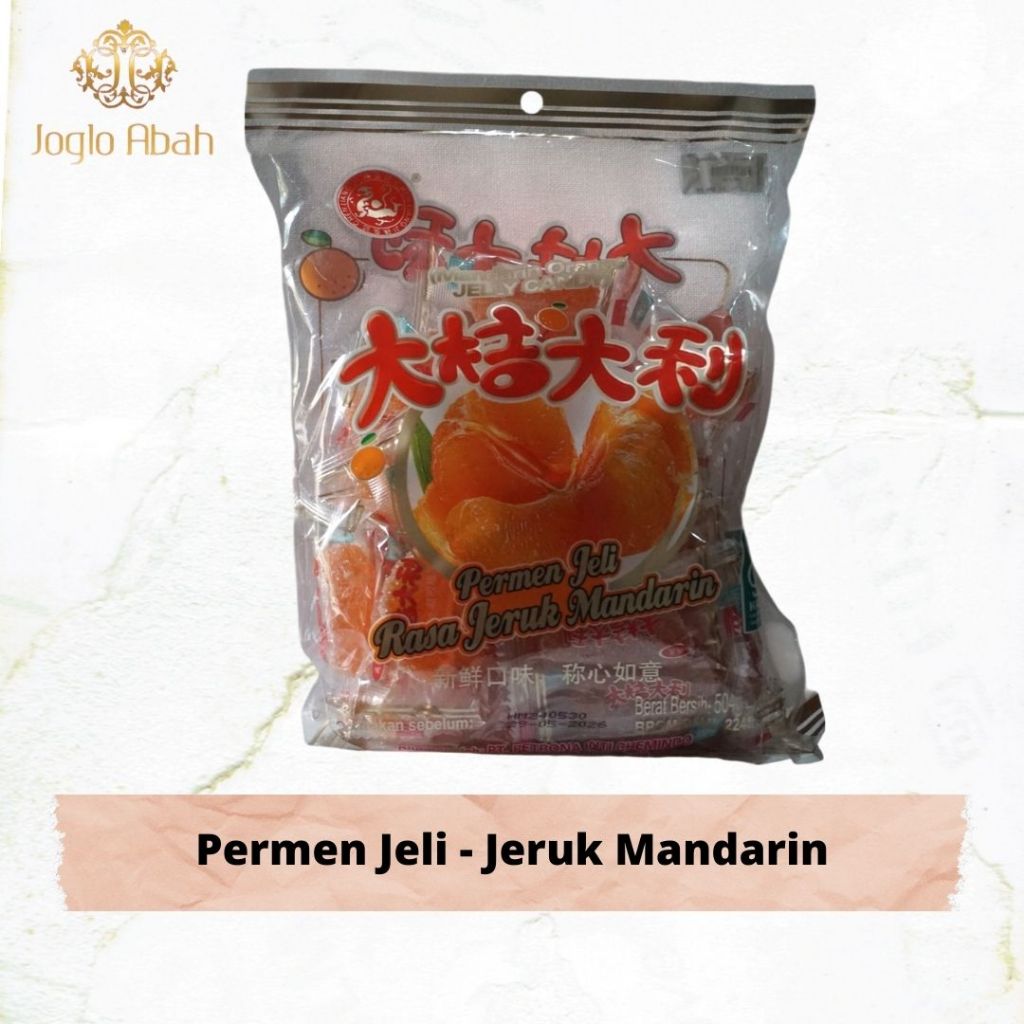 Permen Jadul - Permen Jelly Jeruk Mandarin