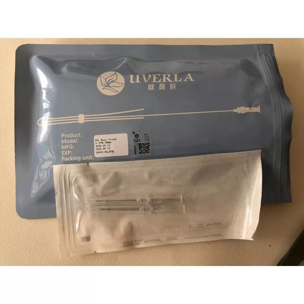 UVERLA Thread Lift 19G*60mm 19G*38MM PCL/PDO/Retail/2pcs benang