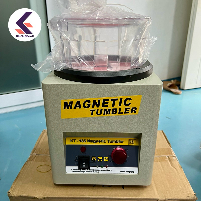 Magnetic Tumbler KT 185 Jewelry Polisher Mesin Poles Magnetik