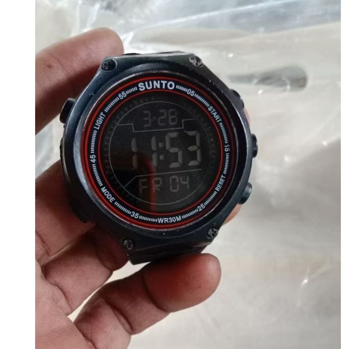 jam tangan digital pria sunto
