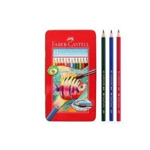 

Faber Castell Watercolour Pencils/pencil 12 Warna Kemasan Kaleng