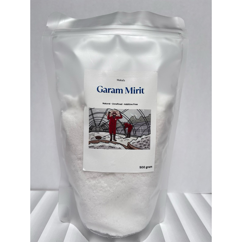 

Garam Halus Sehat Organik Sea Salt Tanpa Pemutih Natural Garam Mirit Kebumen 500 Gram