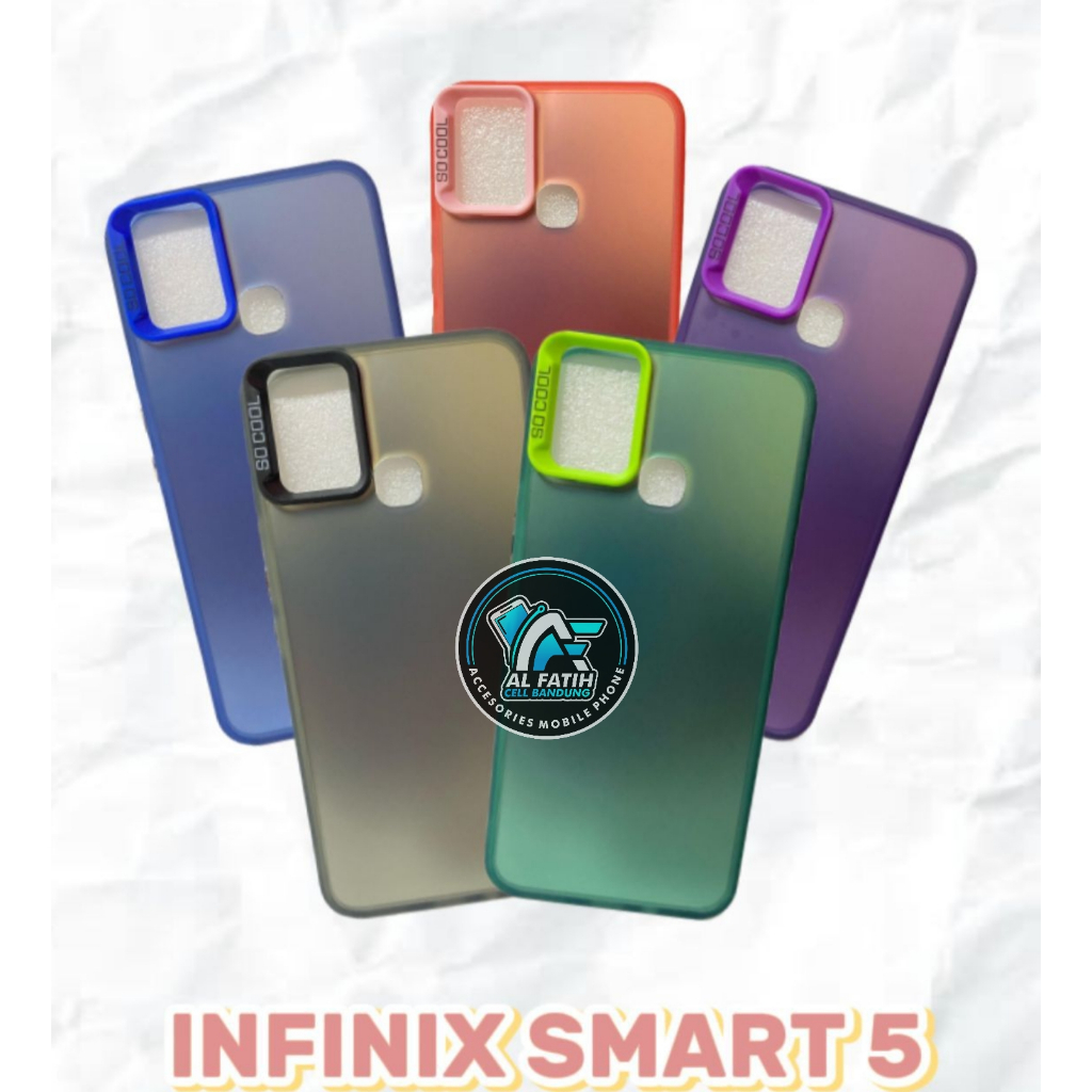 Softcase Case IMD Macaron Matte Infinix Smart 5