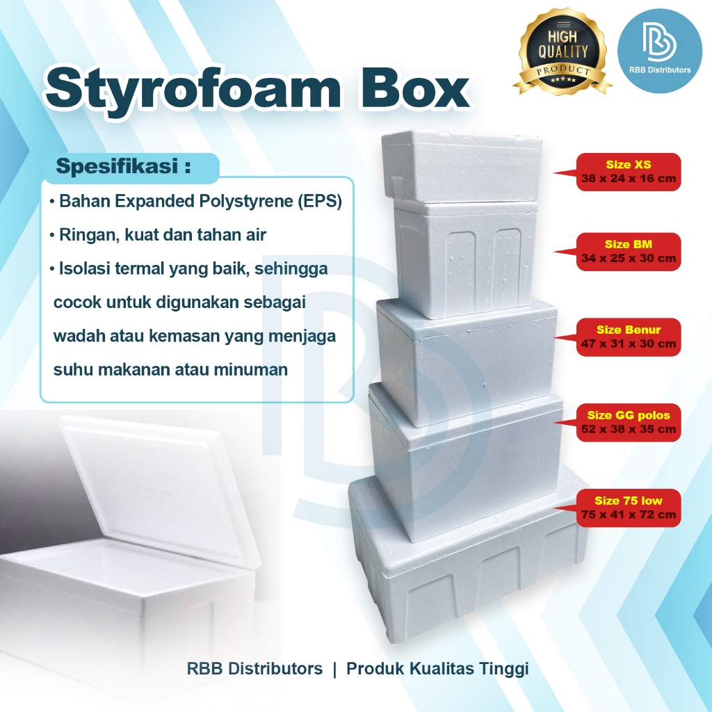 Styrofoam Box / Box Styrofoam / Box Gabus / Sterofoam Box