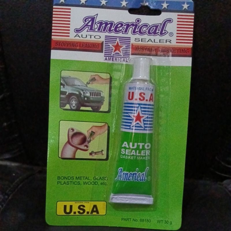 

Lem Auto Sealer Siller Siler Seller Hitam 30g Lem Paking Packing Unibond Americal Gasket Autosealer Autosiler
