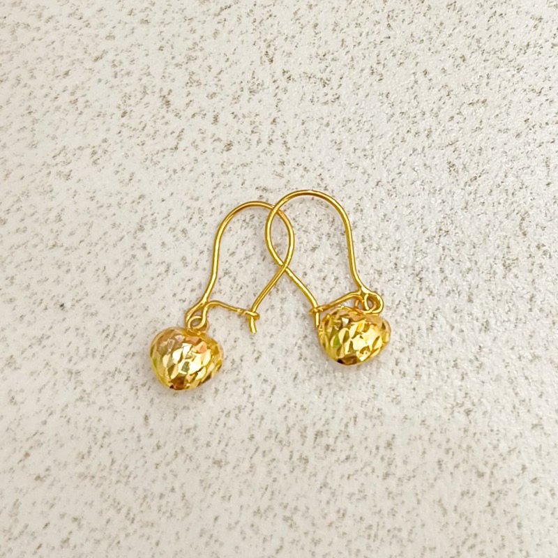 Terlaris anting anak model emas asli kadar 700 model hati Keren