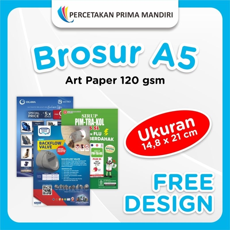 

CETAK BROSUR A5 MURAH FREE DESIGN