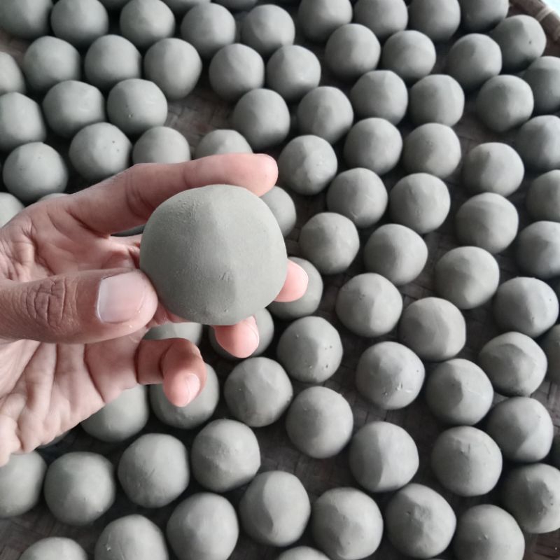 ampo tanah liat atau tanah lempung 20 pcs untuk masak daun pepaya