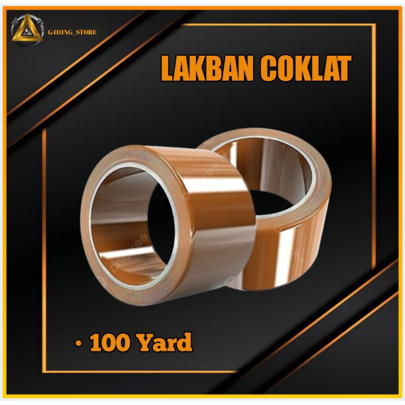 

Lakban Coklat 100 Yard