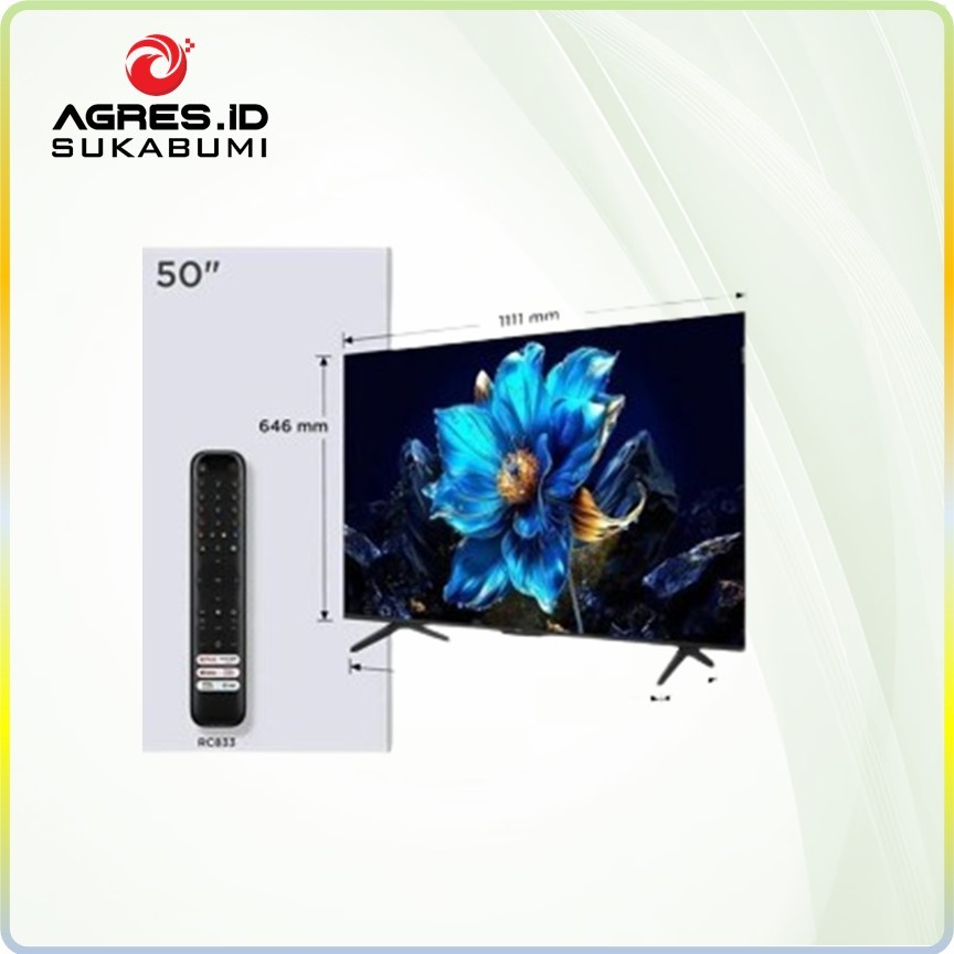 TCL 43 Inch QLED Direct LED Smart Google TV 4K UHD 43P7K