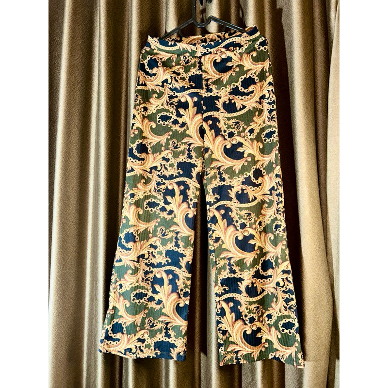 Zara Celana Kulot Motif (Preloved)