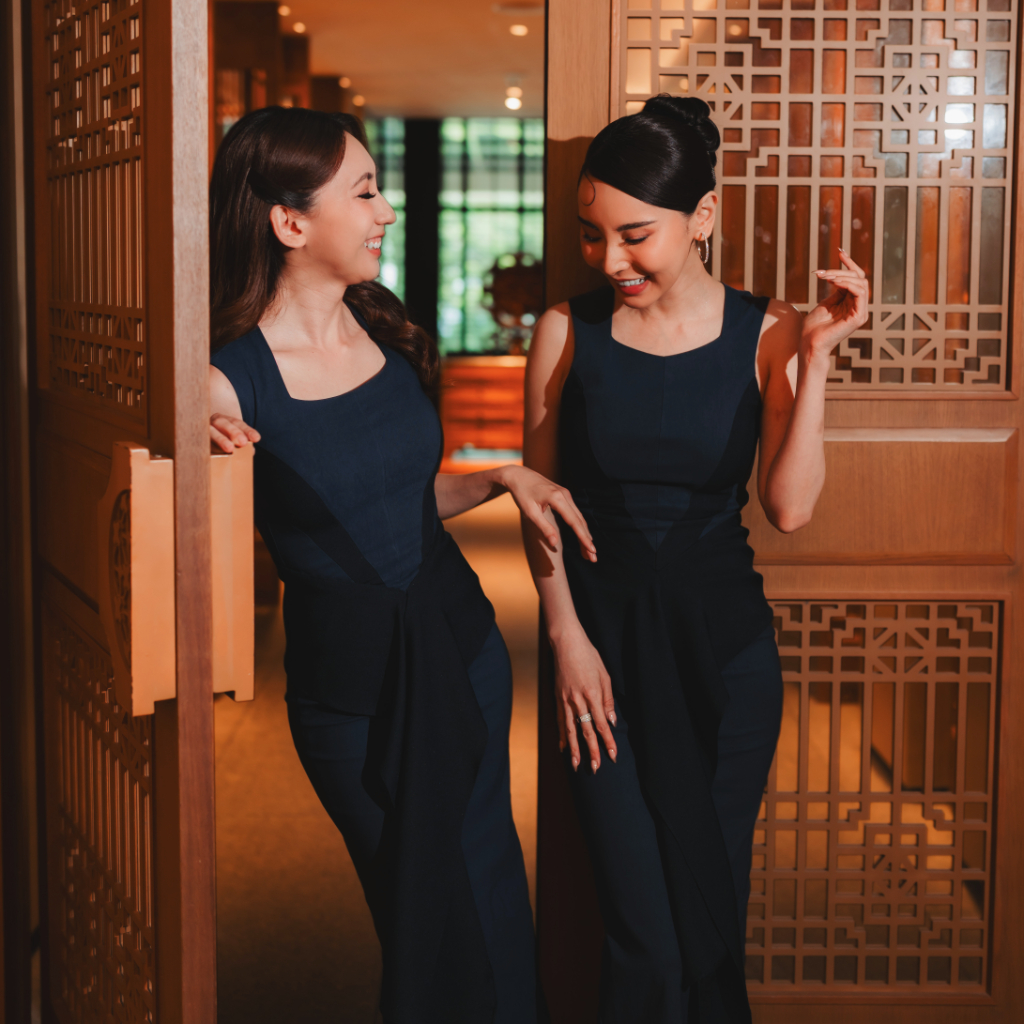 Jenna Dress Navy - Atvezzo Dress