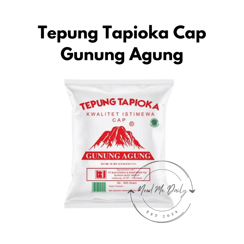 

Tepung Tapioka Gunung Agung 500 gr | Tepung Kanji