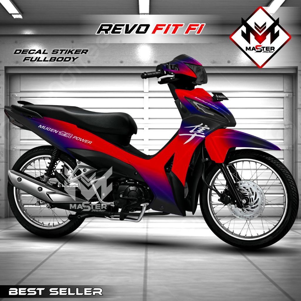 Decal Sticker Revo Fit FI/Revo X Fullbody Bunglon Racing Decal Stiker Revo Fit FI Fullbody