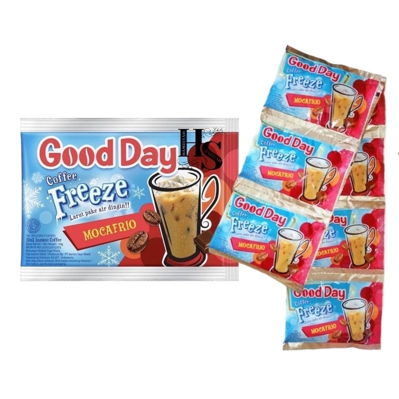 

Good day freez renteng isi 10 sachet/ good day freez mocafrio
