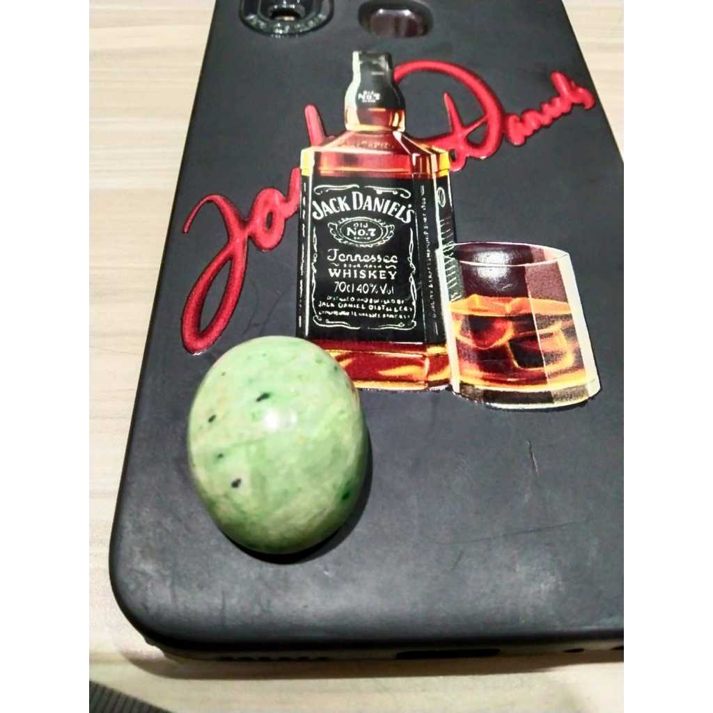 Batu Giok Aceh Hijau Oval