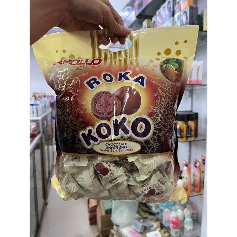 ROKA COKLAT WAFFER BALL PANDAN SUSU COKLAT 250GR