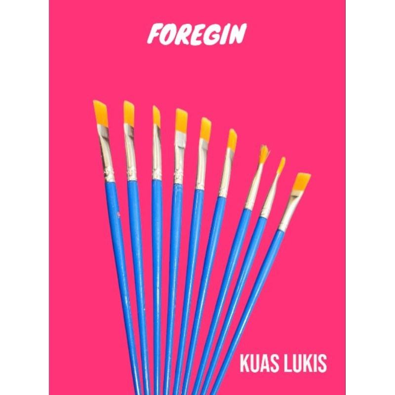 

kuas lukis kuas datar nyaman digunakan