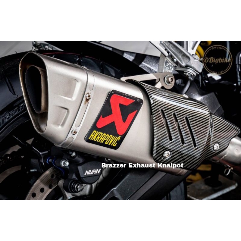 Knalpot Akrapovic Evolution Line import Taiwan slip on Ninja250fi New Zx25r CBR250RR CBR150R CB150R 