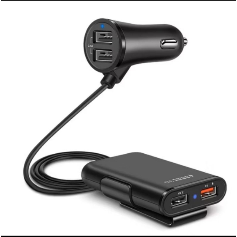 Charger Mobil 4 USB Quick Charger Universal