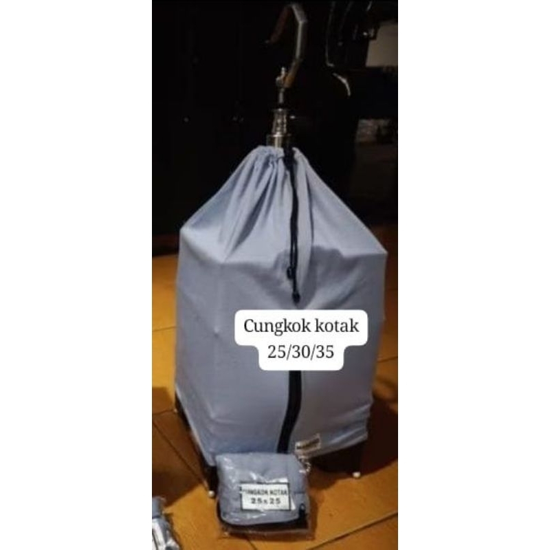 kerodong sangkar cungkok kotak 25x25/28x28/30x30/35x35/38x38/40x40