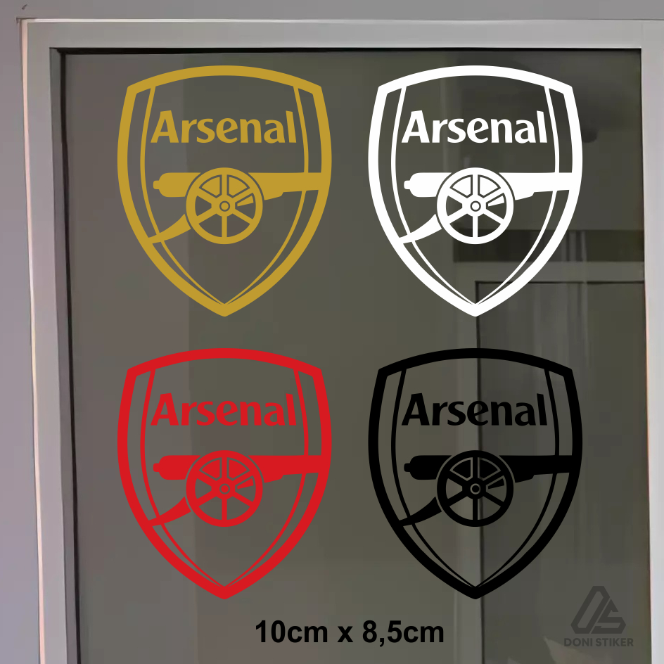 

stiker bola arsenal sticker cutting