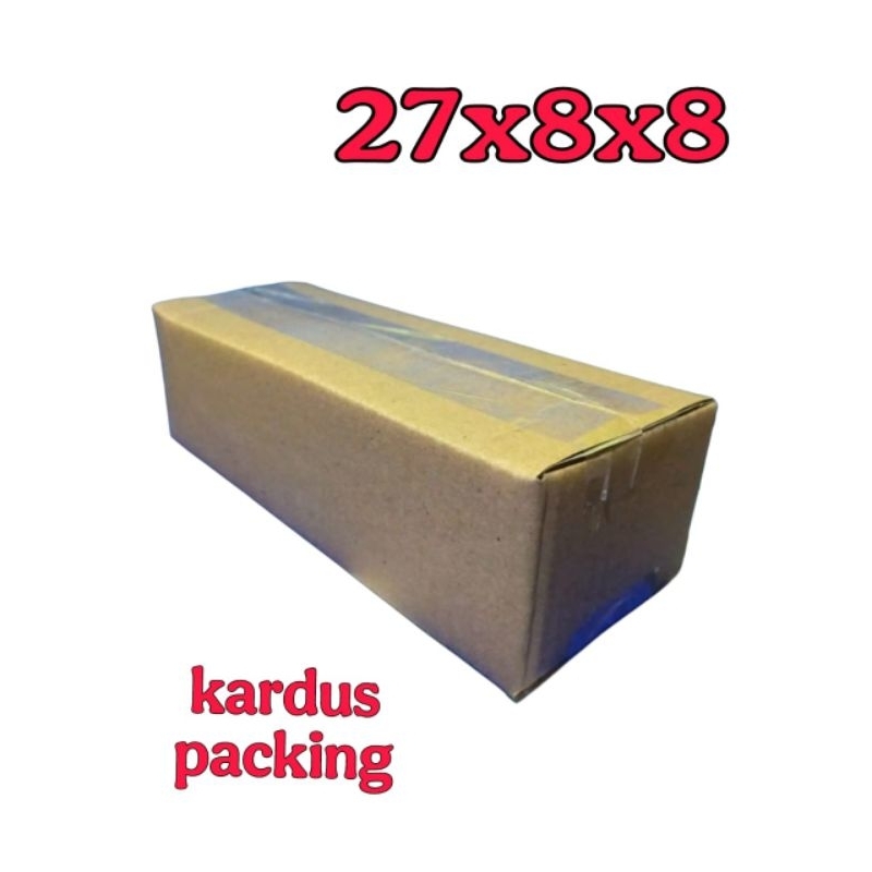 

kardus packing UK 27x8x8 kardus kecil kardus besar