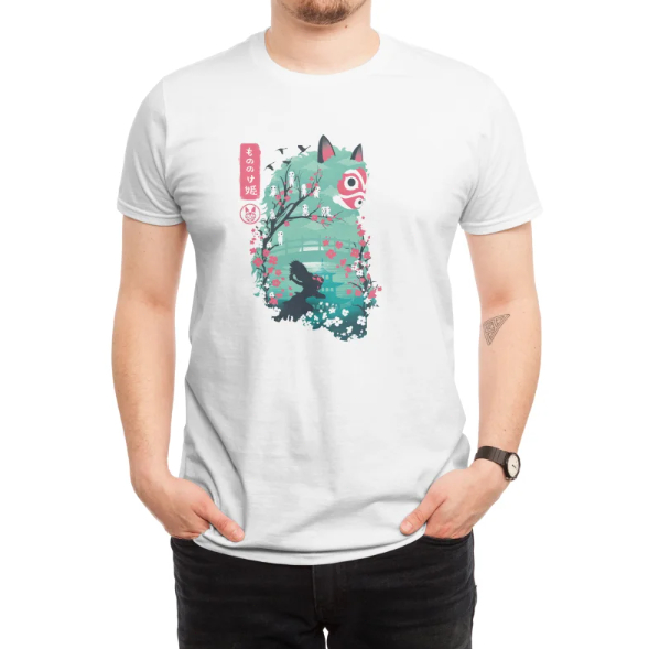 baju kaos pria Ukiyo e Princess T-Shirt