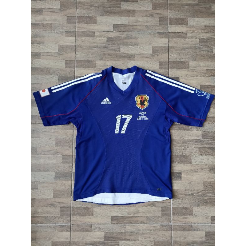 Jersey bola jepang home world cup 2002 player issue