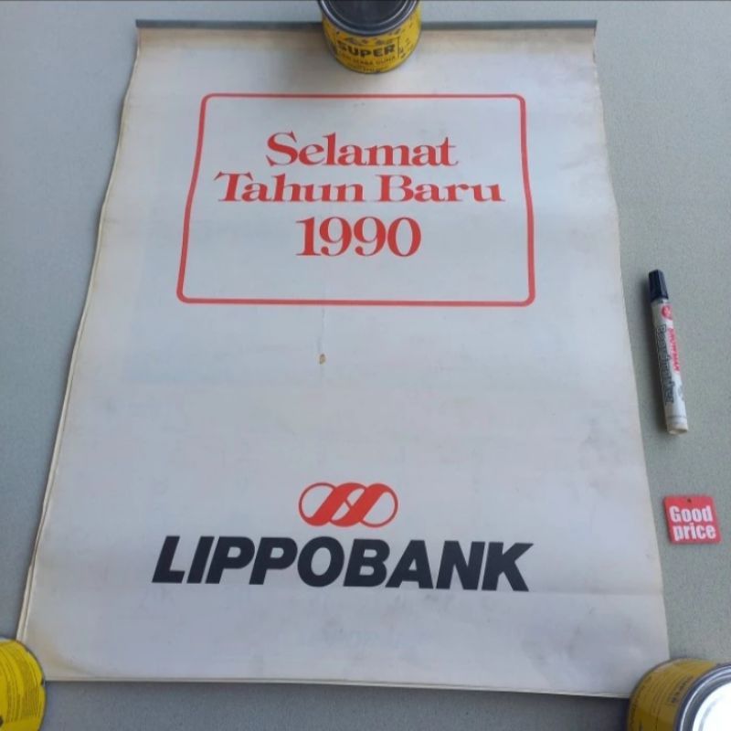 

Kalender 1990 Lippo Bank gambar lukisan