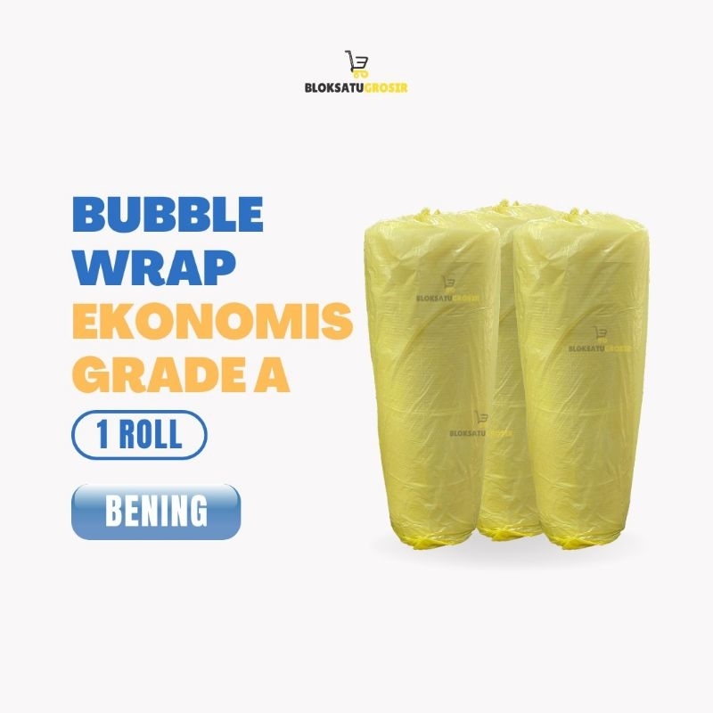 

Bubble Wrap Roll Bening Ekonomis Malang - Bening (1 Roll)