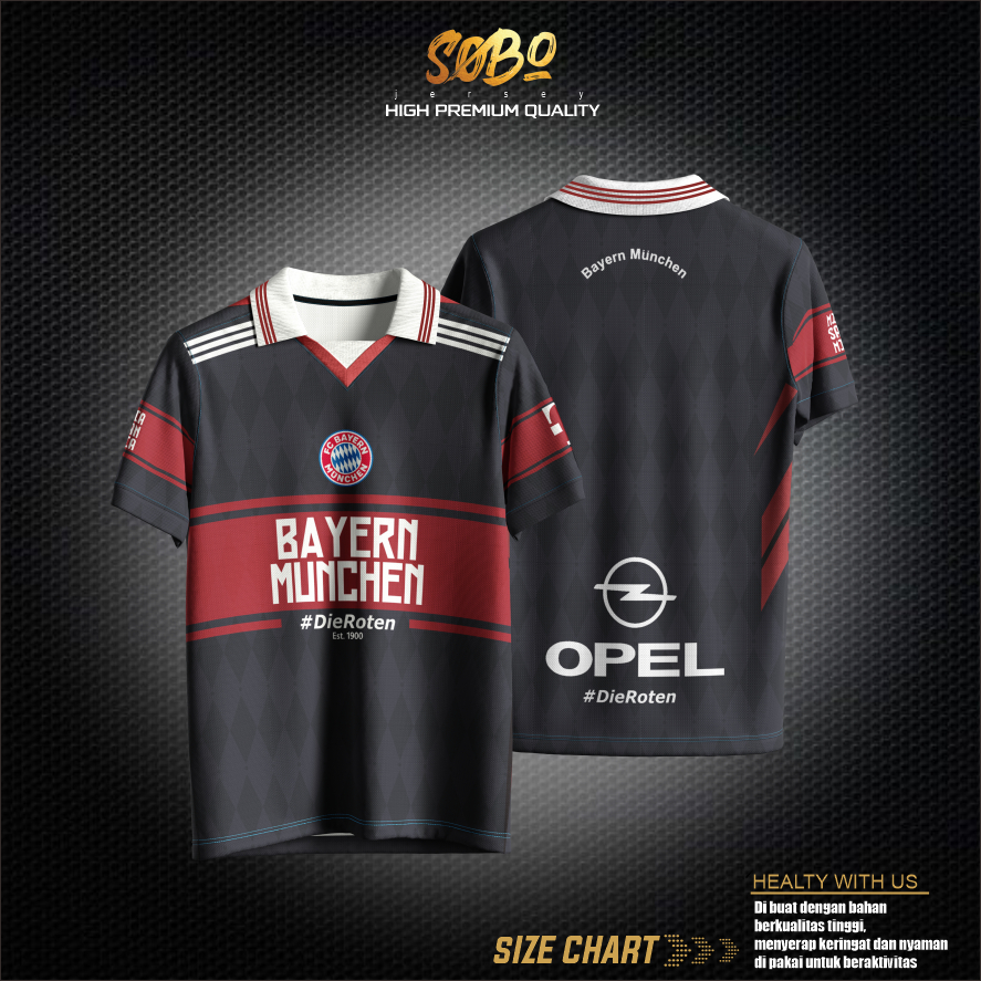 Jersey Retro Fantasy BAYERN MUNCHEN  || Jersey Retro || Jersey Clasic  || Jersey Vintage