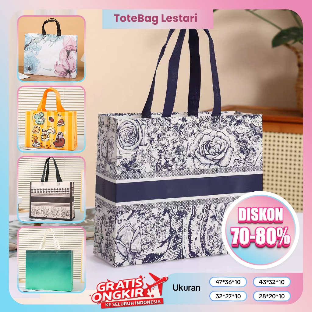 

Totebag Wanita - Tas Belanja - Tas Spunbond - Tas Jinjing - Totebag - Tas Jinjing Wanita - Tas Hampers - Tas Murah - Tas Souvenir - Tas Lipat - Goodie Bag - Paperbag - Kantong Belanja - Souvenir - Tas kado - Tas Wanita - Spunbond - Kantong Belanja - Tas