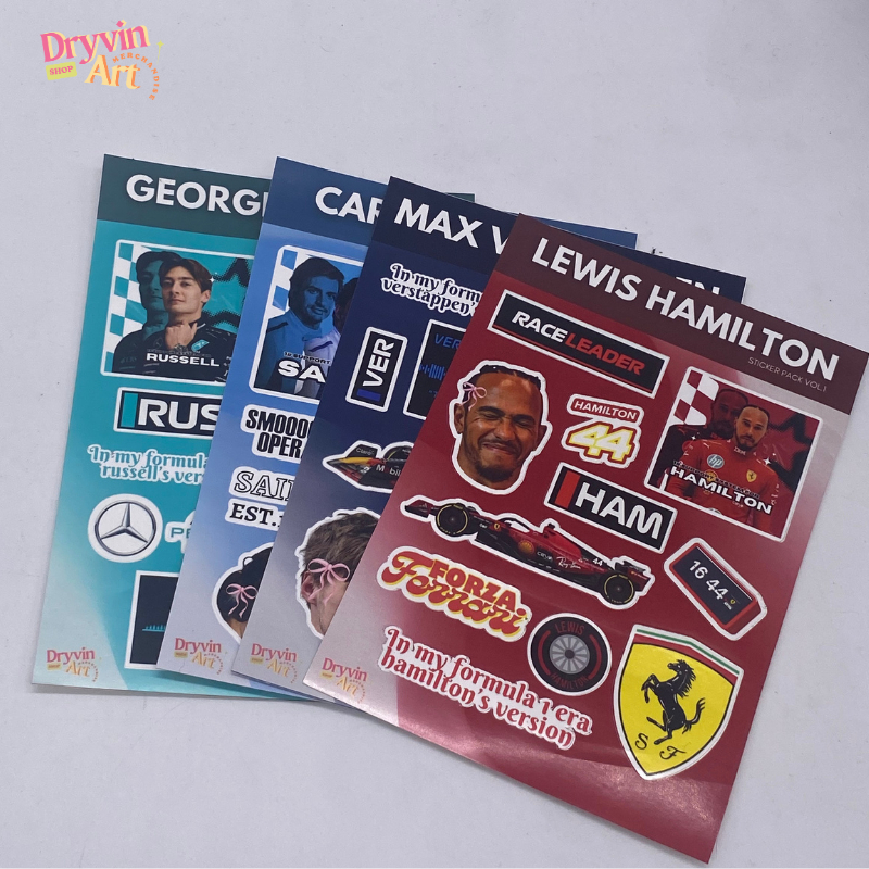 

F1 STICKER PACK 2025 SEASONS [DRYVIN.ART]