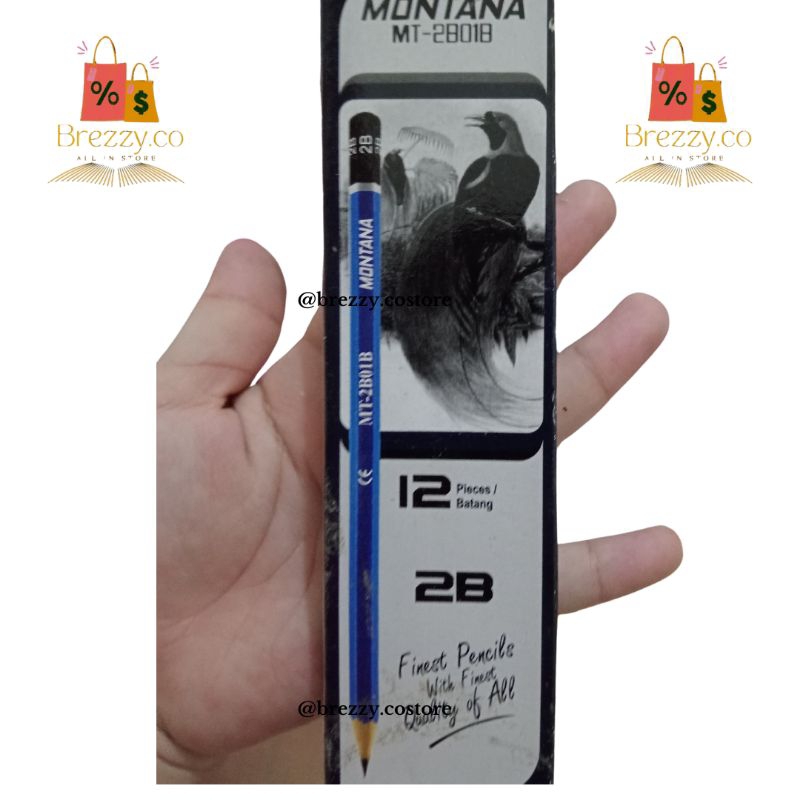 

MONTAN MT-28018 Pensil 2B | 12Pcs