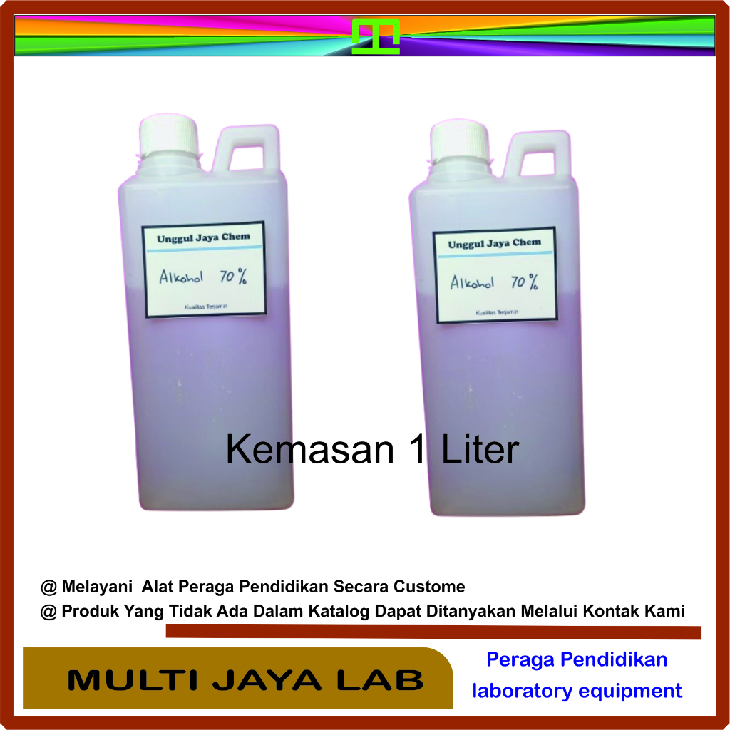 Alkohol 70% / alkohol 70 persen kemasan 1 liter