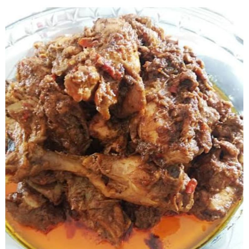 Rendang ayam pejantan 1ekor