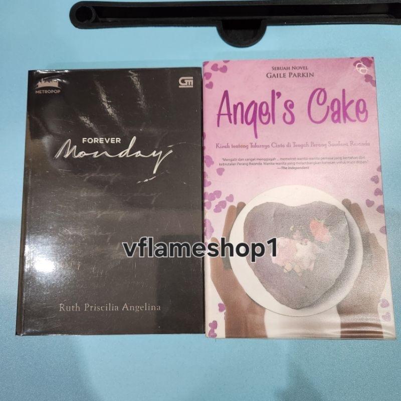 [Novel Preloved] Angel's Cake By Gaile Parkin, Forever Monday By Ruth Priscilla Angelina