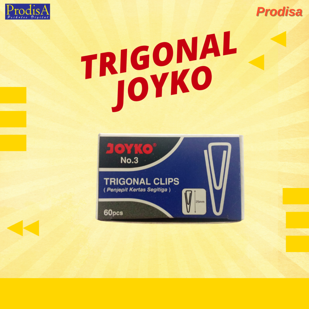 

TRIGONAL CLIPS (PENJEPIT KERTAS)
